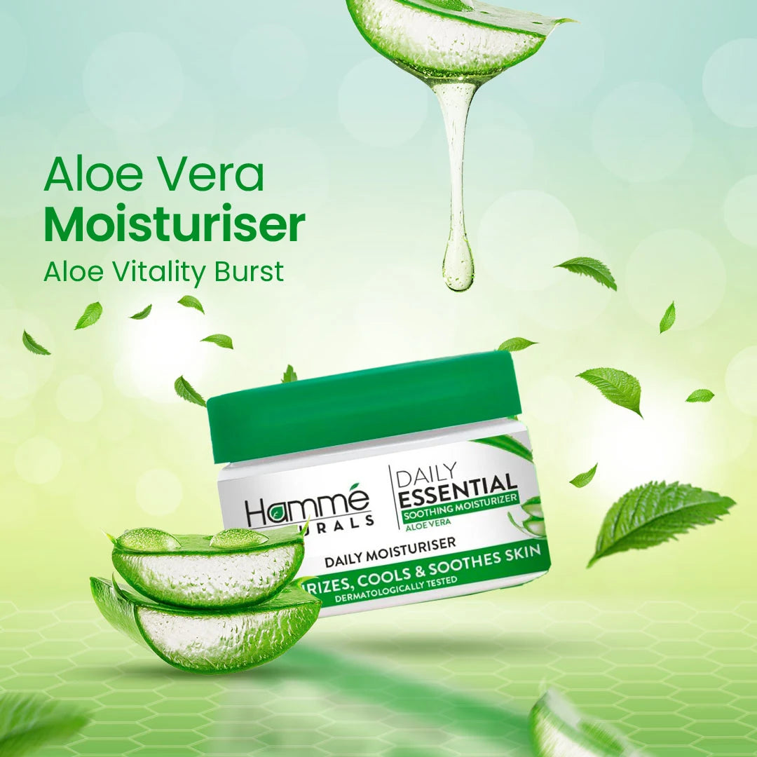Soothing Moisturizer Aloe Vera - Hammé - Makes You Stand out - A soothing moisturizer featuring aloe vera, designed to hydrate and calm the skin effectively