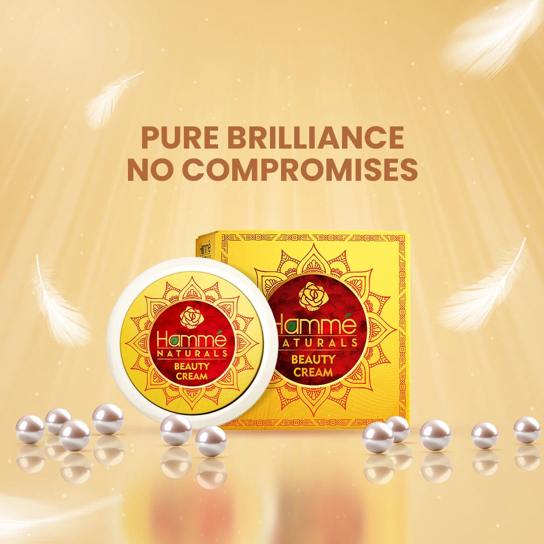 Hamme Naturals Beauty Cream - Hammé - Makes You Stand out - A jar of beauty cream exuding elegance, symbolizing confidence and self-care for radiant skin