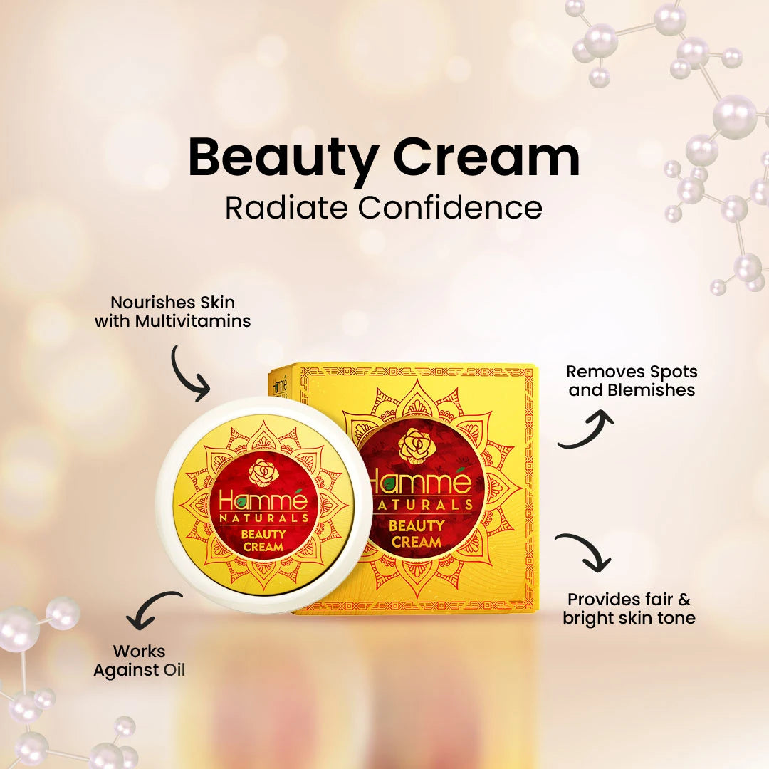 Hamme Naturals Beauty Cream - Hammé - Makes You Stand out - A jar of beauty cream exuding elegance, symbolizing confidence and self-care for radiant skin