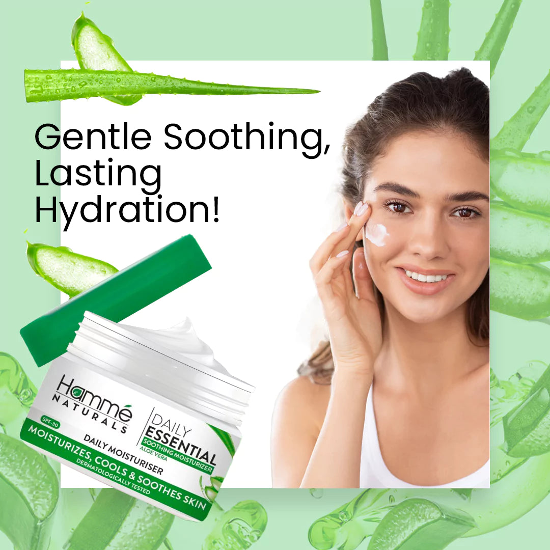 Soothing Moisturizer Aloe Vera - Hammé - Makes You Stand out - A soothing moisturizer featuring aloe vera, designed to hydrate and calm the skin effectively