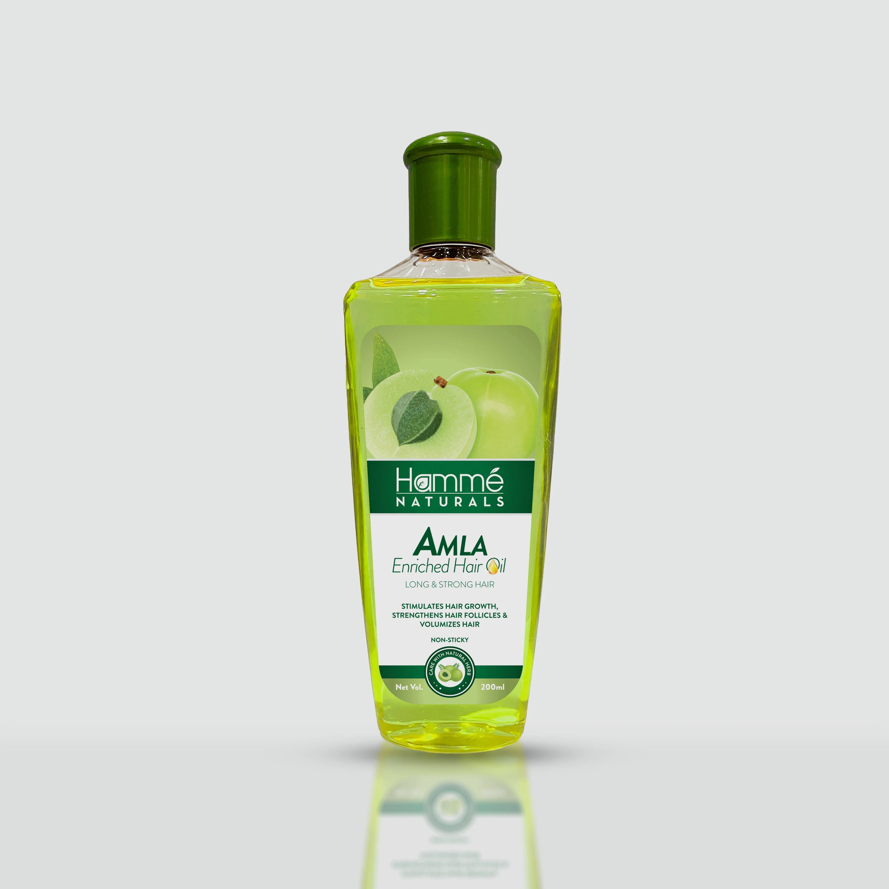 Amla Enriched Hair Oil - Hammé - Makes You Stand out  - Amla oil, abundant in vitamins, serves as a natural remedy for addressing hair problems