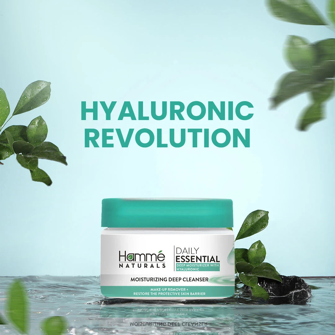Deep Moisturizer With Hyaluronic - Hammé - Makes You Stand out  - A bottle labeled "Deep Moisturiser with Hyaluronic," highlighting the product's deep hydration benefits