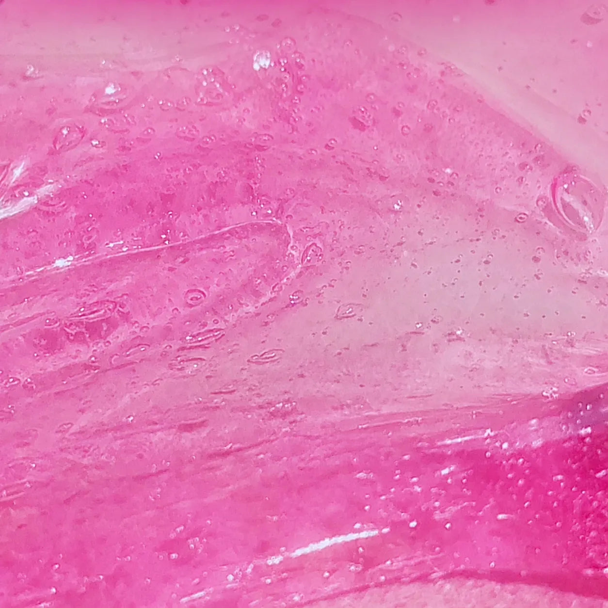 Close-up of intimate wash textured surface