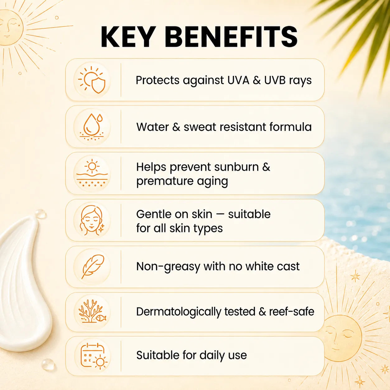 Sunblock SPF 60 with UV filter